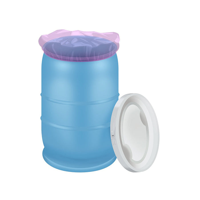 Case of 100 - 30 Gallon Elastic Drum Covers 4 MIL - Antistatic