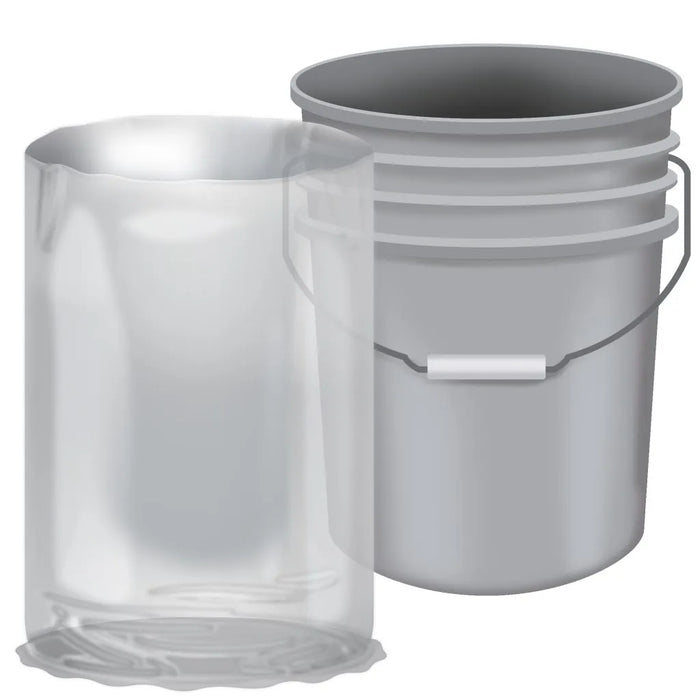 Case of 100 - 5 Gallon 18″ x 22″ 4 Mil Round Bottom Drum Liners